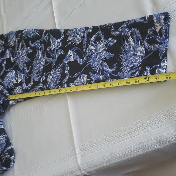 UNIQUE by Topshop Artichoke Tailored Trousers Pants NEW Black Blue NWT Women's 6 - Picture 11 of 16